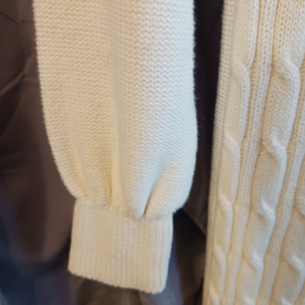 GAP Kids Sweater Dress / Tunic Off White Girls XL / Sz 12 - Picture 9 of 10